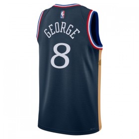 Dres Philadelphia 76ers Paul George Nike 2025-26 City Edition Navy Swingman